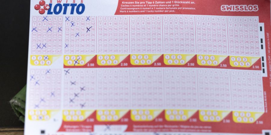 Der Swiss Lotto Jackpot ist unangetastet geblieben. (Archivbild)
