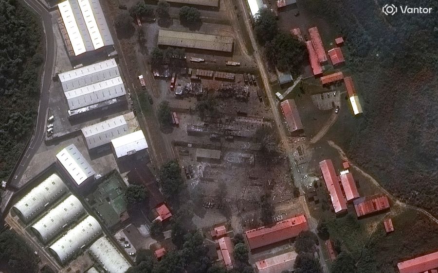 Nach dem Angriff durch die USA ist die Zerstörung beim Militärkomplex in Caracas gross.