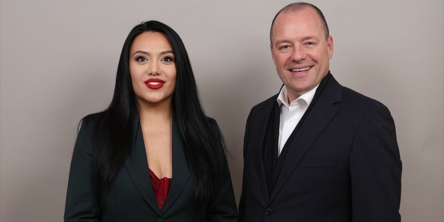 Arbnora Mayer und Christoph Perrin