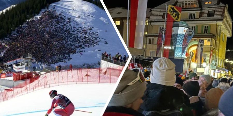 Lauberhorn Gedränge