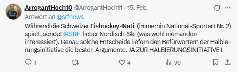 Ein User auf X befürchtet daher sogar politische Folgen.