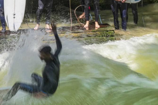 Eisbach Englischen Garten München