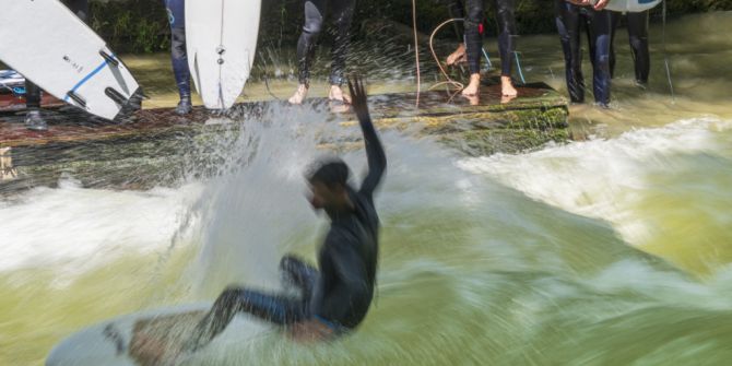Eisbach Englischen Garten München