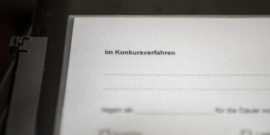 Im vergangenen Jahr verzeichnete das Konkursamt Zug einen deutlichen Anstieg der Konkurseröffnungen. (Symbolbild)
