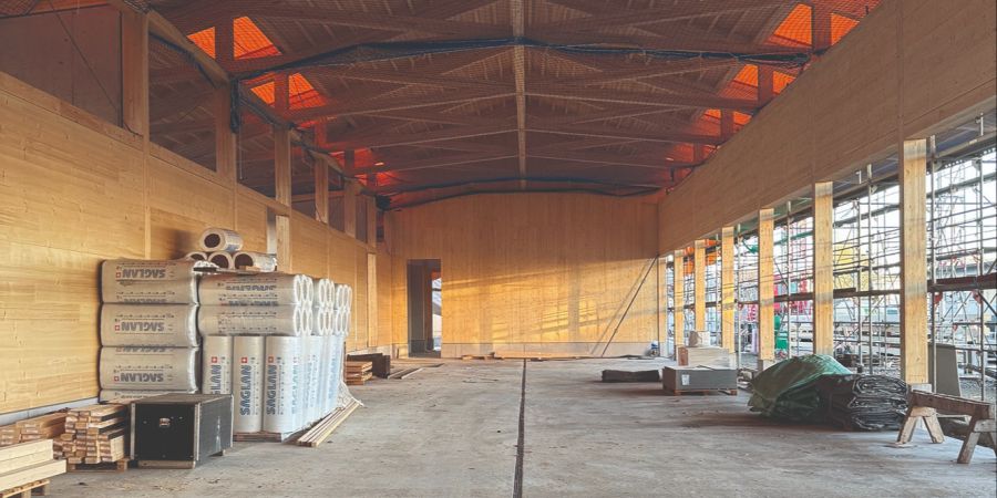 Baustelle Holz Werkhof Uzwil