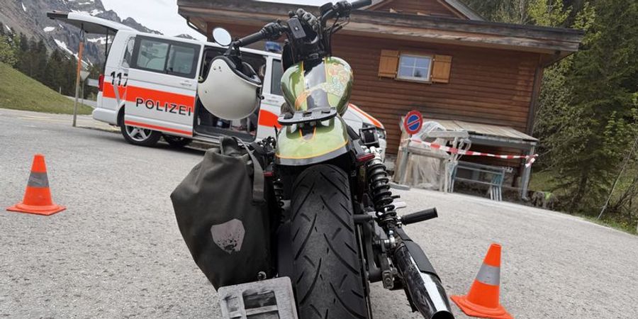 Zweiradfahrzeugkontrolle in Urnäsch