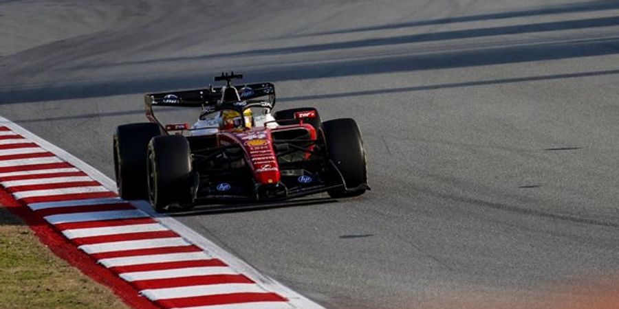 Lewis Hamilton Ferrari Barcelona