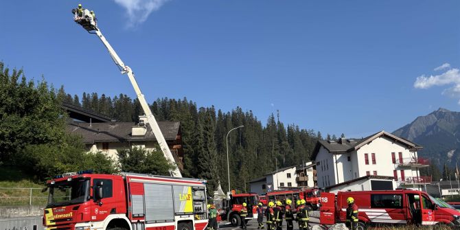 Dachbrand Laax