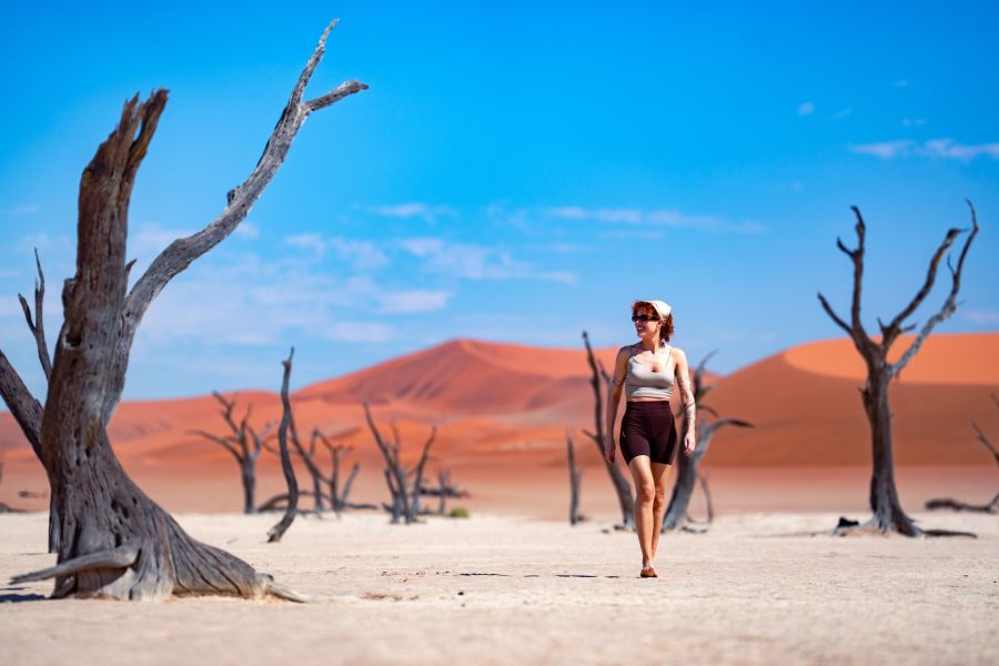 Namib-Wüste Dünen Namibia