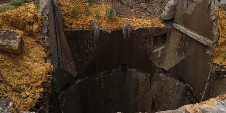 ARCHIV - Eine verlassene Goldmine in Südafrika. Foto: Themba Hadebe/AP/dpa/Symbolbild