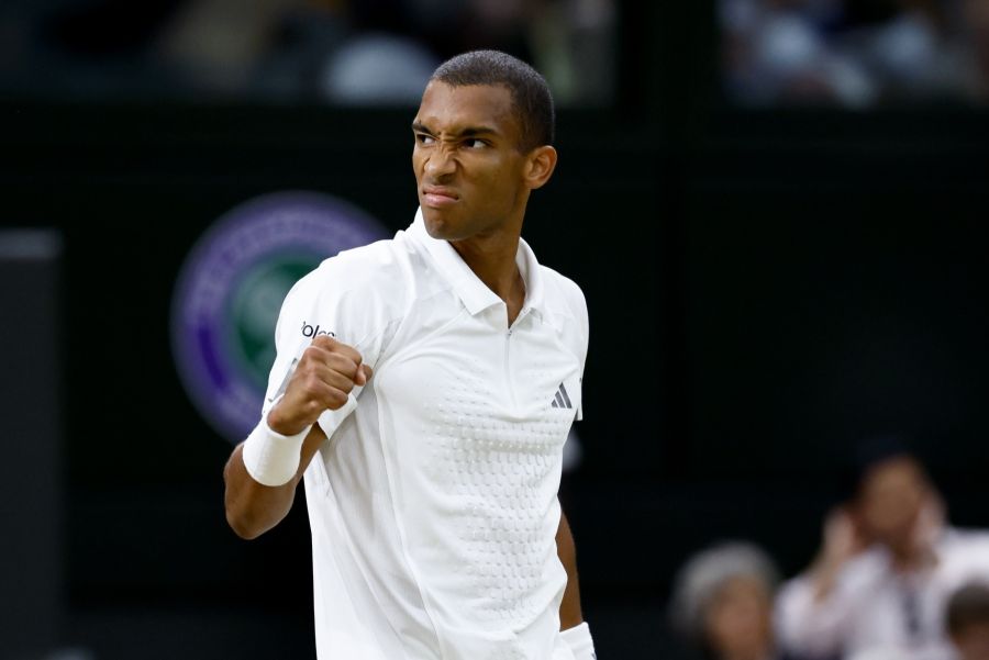 Felix Auger-Aliassime erreichte 2026 das Viertelfinale bei Wimbledon.