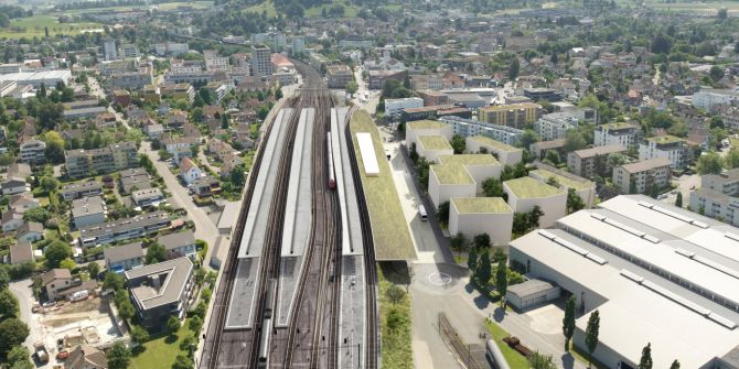 Bahnhof Lenzburg verliert einen Grossteil der Park+Rail-Plätze