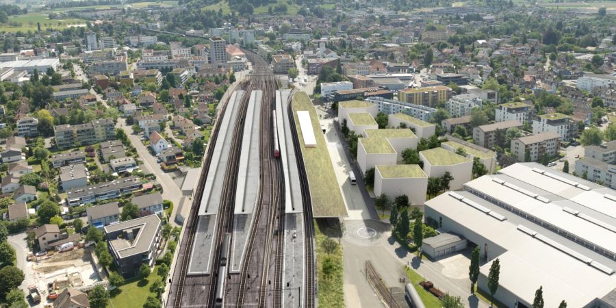 Bahnhof Lenzburg verliert einen Grossteil der Park+Rail-Plätze