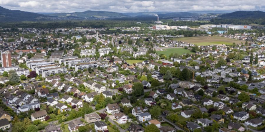 Zwischen 2022 und 2024 zogen am meisten Personen aus dem Kanton Zürich in den Aargau. Im Bild: die Kantonshauptstadt Aarau. (Archivbild)