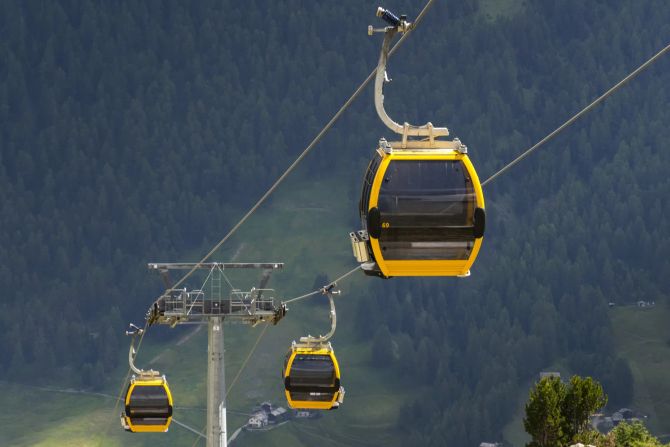 Seilbahn Gondel Berge Schweiz