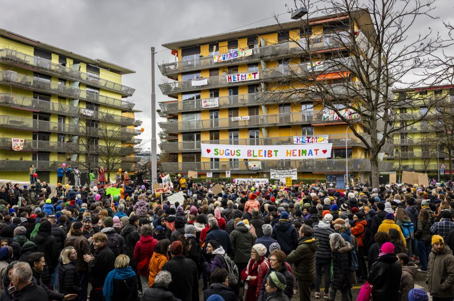 Die Leerkündigungen bei den Zürcher «Sugus»-Häusern sorgten für grosse Empörung.