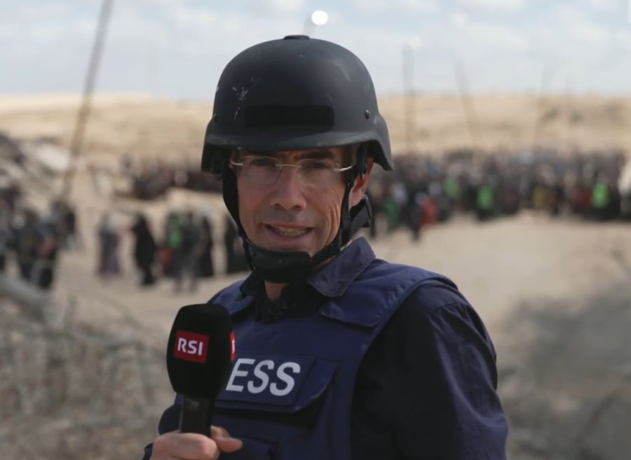 Emiliano Bos schaffte es im Oktober 2025 trotz Blockade für internationale Medien, in den Gazastreifen einzureisen.