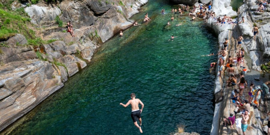 Lavertezzo im Verzascatal gilt als «Hotspot» für Tessiner Badeunfälle. (Archivbild)