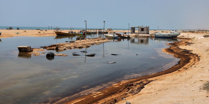 Ölrückstände Iran Insel