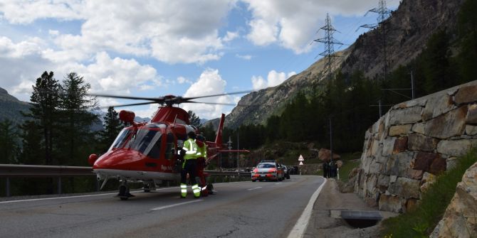 Montorradunfall Pontresina