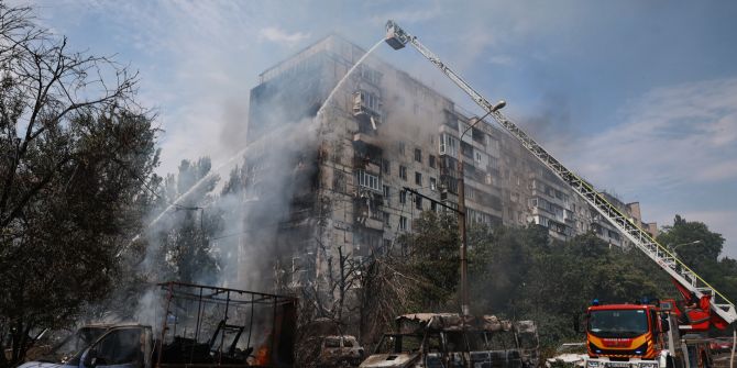 Ukraine Saporischschja Bombe