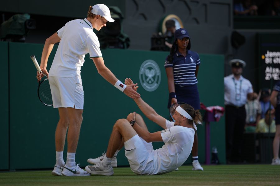 Wimbledon Sinner Zverev