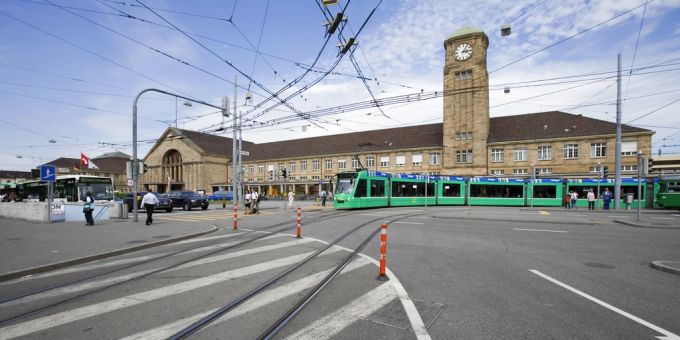 Der Badische Bahnhof in Basel. (Archivbild) badischer bahnhof