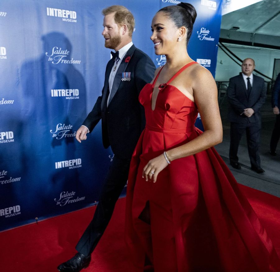 Prinz Harry und Meghan Markle auf einer Gala in New York.