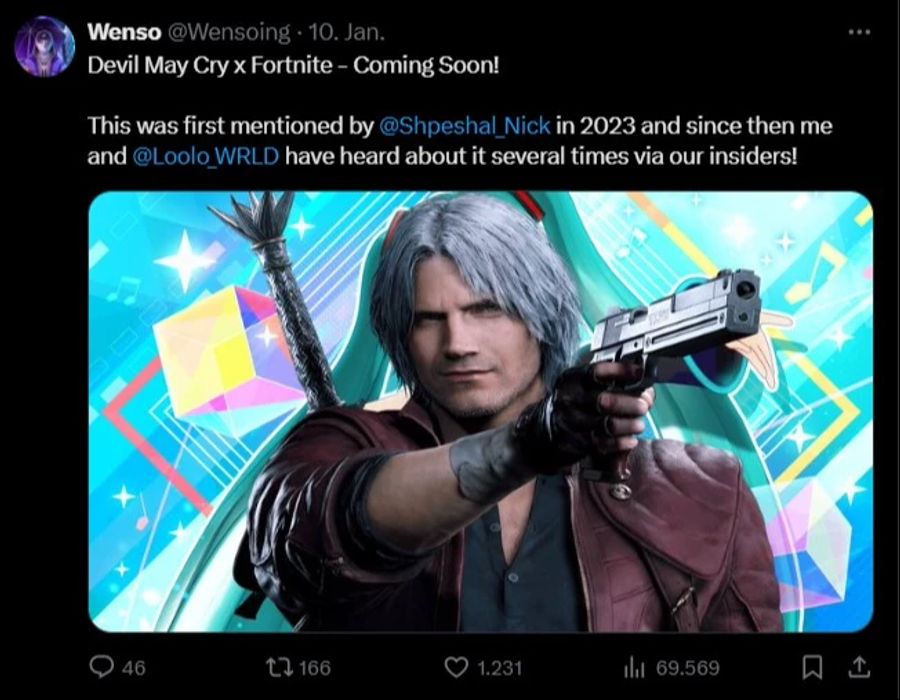 fortnite devil may cry