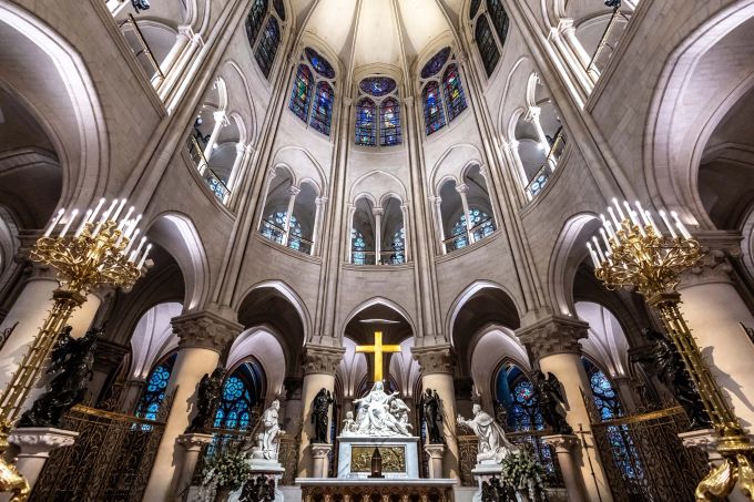 Die Notre Dame erstrahlt in neuen Glanz. Notre Dame