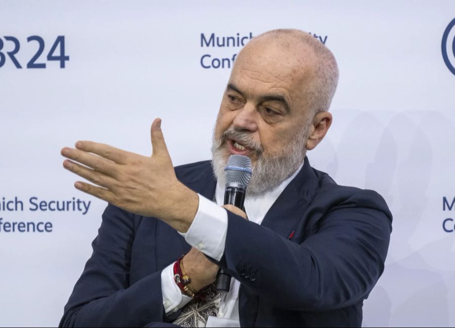 Der Ministerpräsident von Albanien, Edi Rama.