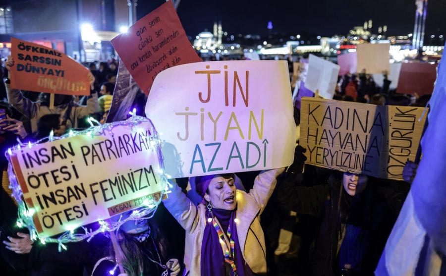 Die Gewalt gegen Frauen nimmt derweil in der Türkei stetig zu. Ein Grund ist der konservative Präsident Erdogan.