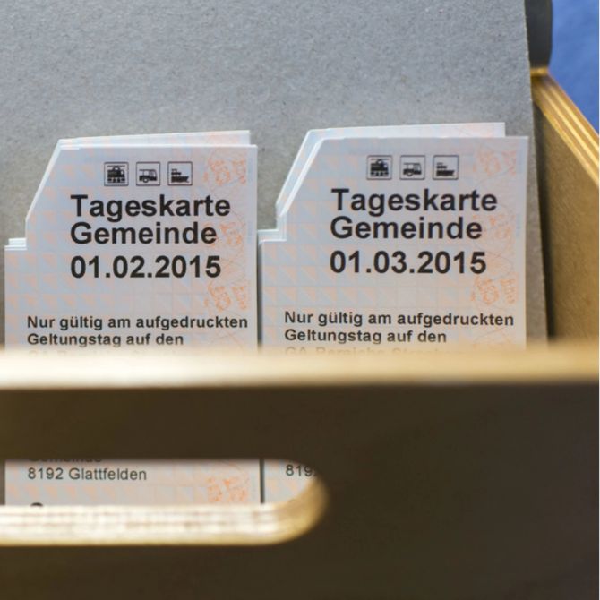 Spar-Tageskarte Gemeinde Bern Reissleine