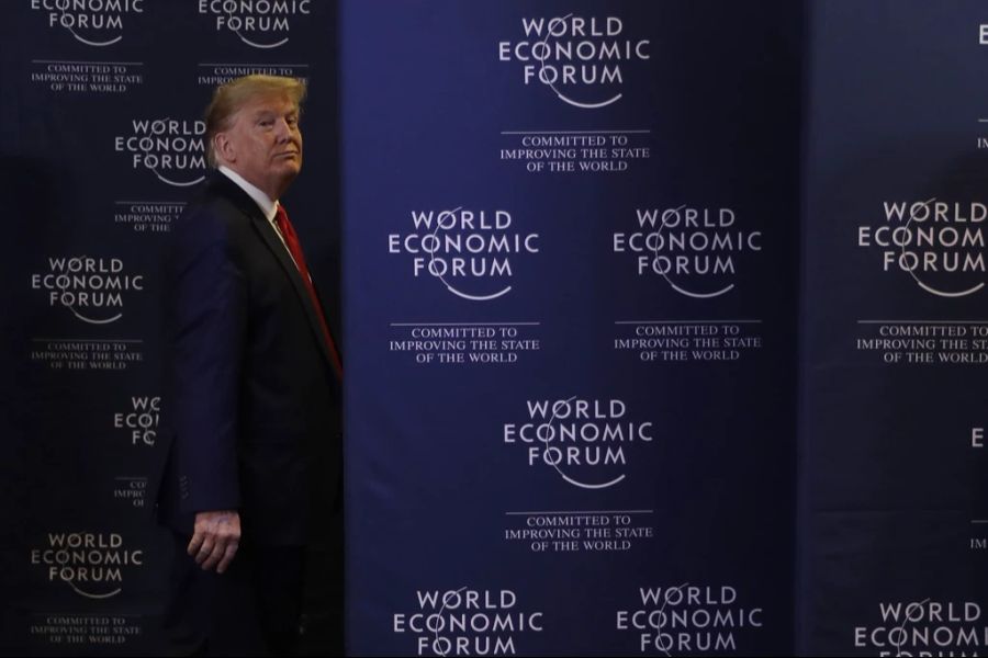 Donald Trump reiste 2020 ans WEF in Davos.