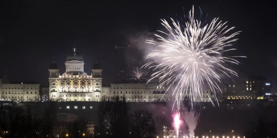 Feuerwerk in Bern