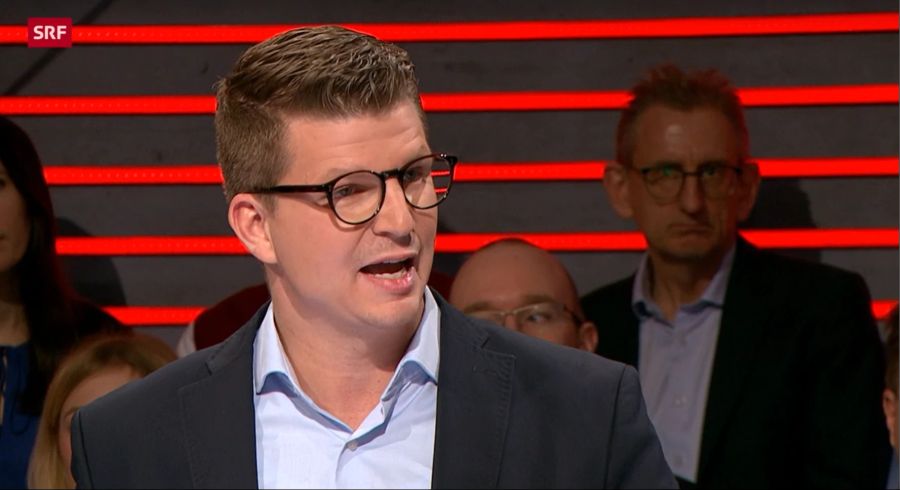 SVP-Nationalrat Mike Egger hat kein Problem mit einem reinen Männerticket. "Wir brauchen einen Macher", sagte er in der "Arena".