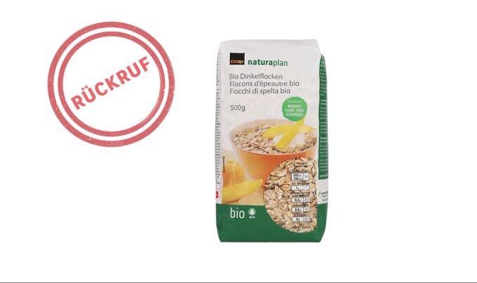 Diese Dinkelflocken musste Coop vor rund zehn Tagen zurückrufen. Dinkelflocken