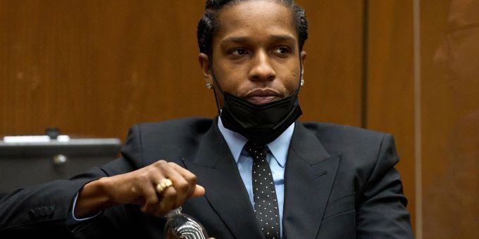 Rapper Asap Rocky vor Gericht. (Archivbild) Rapper Asap Rocky vor Gericht. (Archivbild)