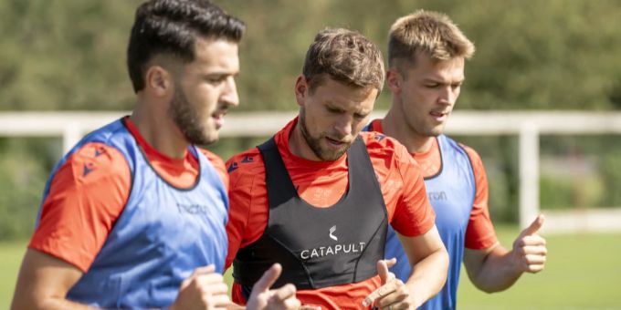 Fabian Frei (Mitte) verlässt den FC Basel. FC Basel