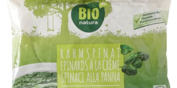 Rahmspinat Bio Natura von Aldi Suisse