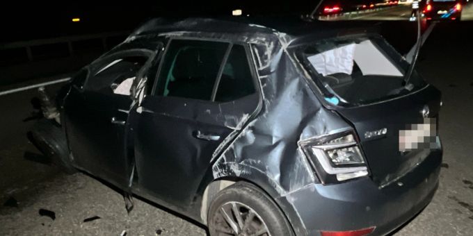 A5 bei Biberist SO - Autofahrerin (34) überschlägt sich mehrfach