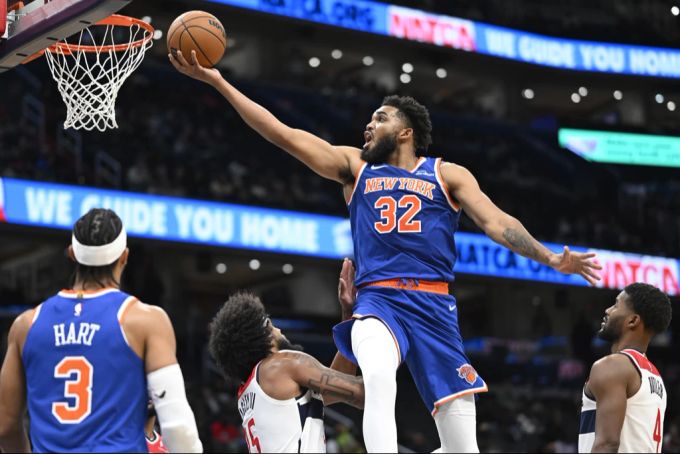 Karl-Anthony Towns spielt in der NBA neu für die New York Knicks. NBA