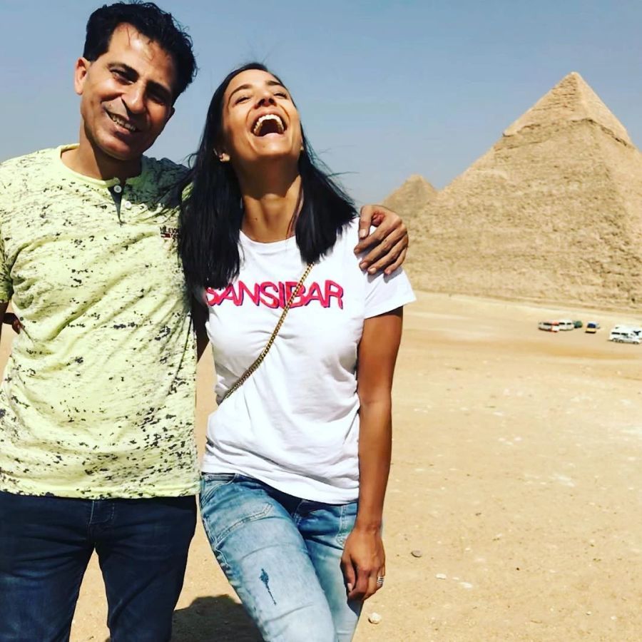 Amira Aly besuchte ihren Vater 2018 in seiner Heimat Ägypten.