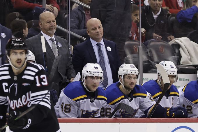 Die New Jersey Devils müssen sich gegen St. Louis geschlagen geben. Blues Devils Hockey nhl