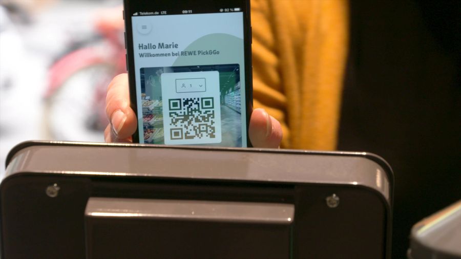 Stattdessen können sie einfach ihren persönlichen QR-Code scannen.