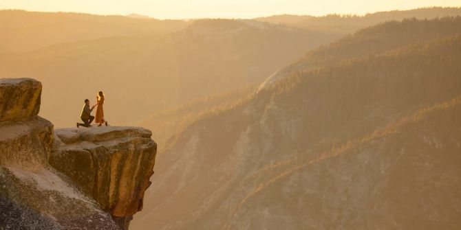 Heiratsantrag Natur Yosemite