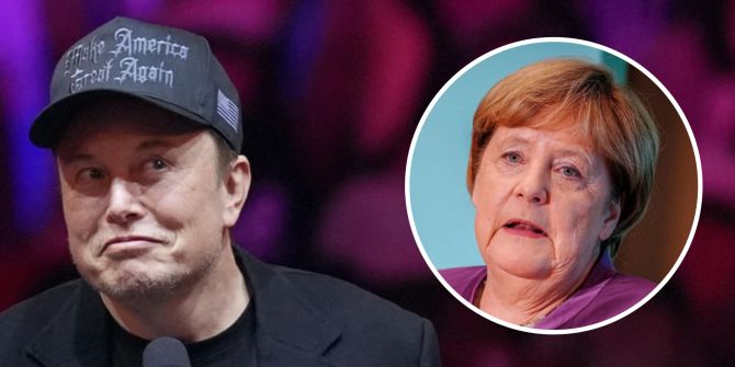 Elon Musk Angela Merkel