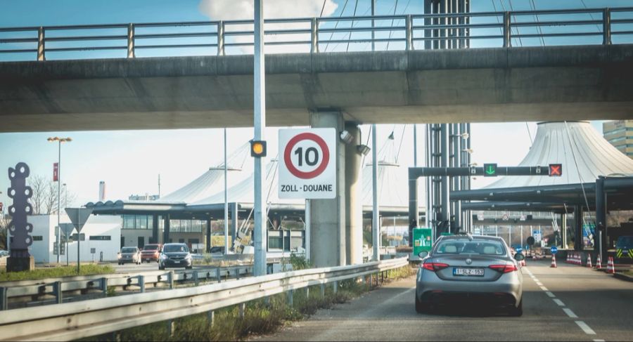 Grenze Schweiz Auto Einfuhr