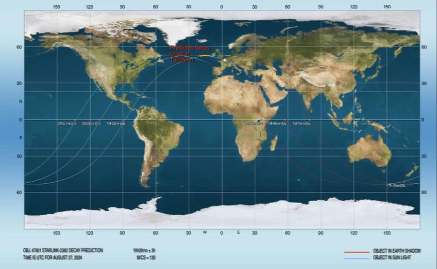 Feuer Satellit