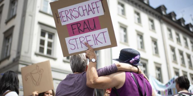 Frauenstreik in St. Gallen. (Symbolbild) Frauenstreik in St. Gallen
